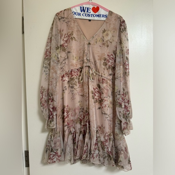 Petal and Pup Womens Mimsy Long Sleeve Mini Dress - Picture 3 of 3